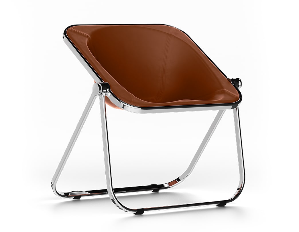 素晴らしい革質のイタリアチェア