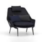 Vitra(ヴィトラ) スローチェア単体  (ファブリック) バックレストクッション2個付き