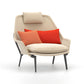 Vitra(ヴィトラ) スローチェア単体  (ファブリック) バックレストクッション2個付き