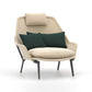 Vitra(ヴィトラ) スローチェア単体  (ファブリック) バックレストクッション2個付き