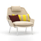 Vitra(ヴィトラ) スローチェア単体  (ファブリック) バックレストクッション2個付き