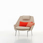 Vitra(ヴィトラ) スローチェア単体  (ファブリック) バックレストクッション2個付き