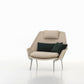 Vitra(ヴィトラ) スローチェア単体  (ファブリック) バックレストクッション2個付き