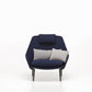 Vitra(ヴィトラ) スローチェア単体  (ファブリック) バックレストクッション2個付き