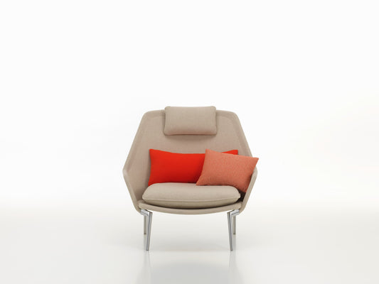 Vitra(ヴィトラ) スローチェア単体  (ファブリック) バックレストクッション2個付き