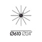 Vitra(ヴィトラ) Star Clock（スター クロック）