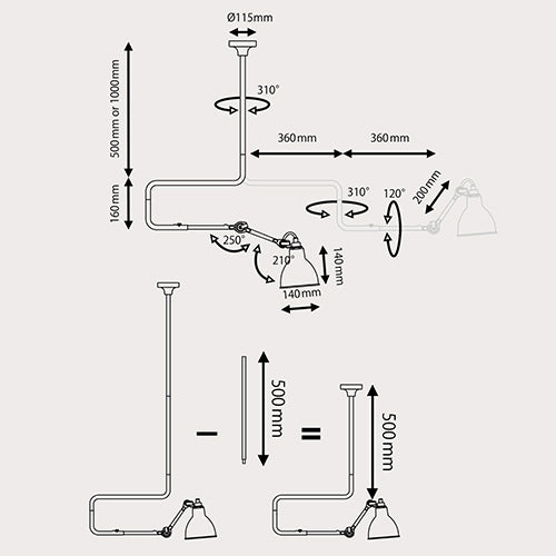 DCW editions（ディーシーダブリュー エディションズ）LAMPE GRAS NO.312（ランぺグラス NO.312）