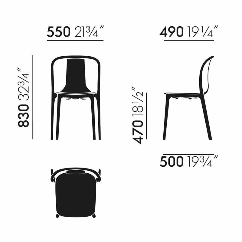Vitra(ヴィトラ)ベルヴィル チェア・ウッド / Belleville Chair
