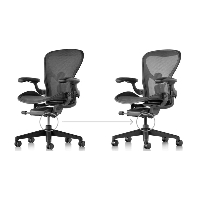 Herman Miller（ハーマンミラー） アーロンチェア リマスタード / フレーム オニキス×ベース ダークオニキス