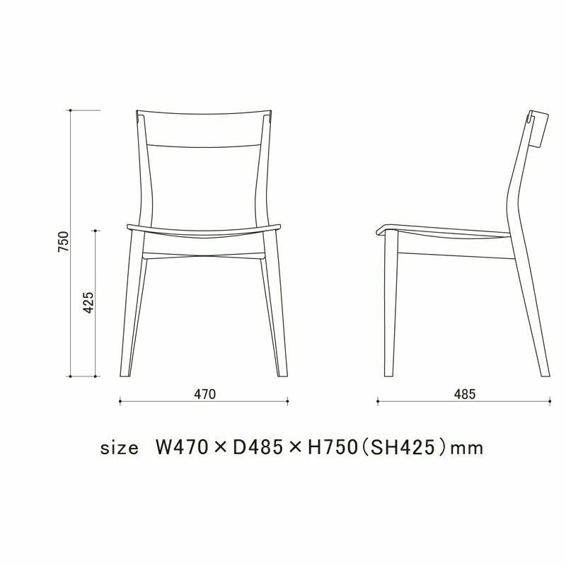 宮崎椅子製作所 azuki chair（アズキチェア）座布張タイプ