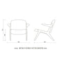 宮崎椅子製作所 IS lounge （ISラウンジチェア）肘共材タイプ