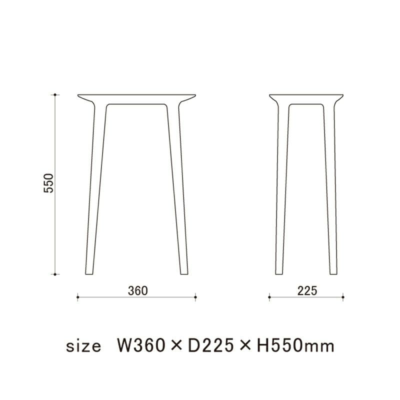 宮崎椅子製作所 Bon stool（ボンスツール）無垢座