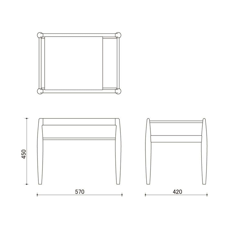 宮崎椅子製作所 UNI-Side Table（ユニサイドテーブル） – FELICE.ONLINE