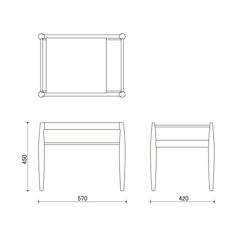 宮崎椅子製作所 UNI-Side Table（ユニサイドテーブル）