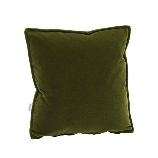 カリモク60 クッションカバー45×45cmモケットグリーン（つまみ仕様）