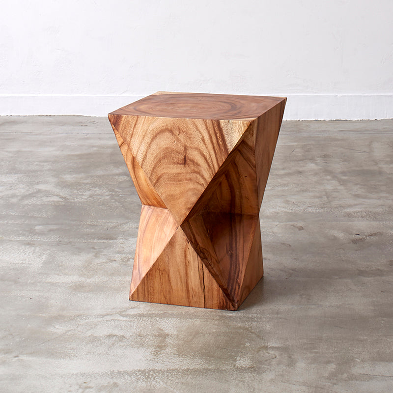 KIBIROI クリスタルサイドテーブル 無垢材 スツール オブジェ　1脚 KIBIROI（キビロイ）KRISTAL（クリスタル）サイドテーブル – FELICE.ONLINE