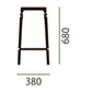 MAGIS(マジス) Steelwood stool(スティールウッド スツール)座面高68cm